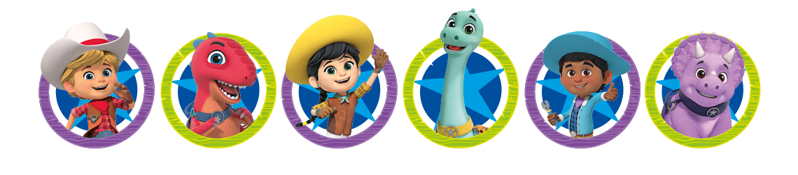 Dino Ranch Character Icons